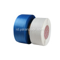 Pengemasan plastik warna putih polypropylene strapping